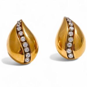 Gold Teardrop Earrings